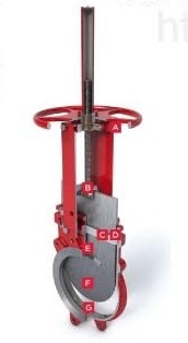 KNIFE GATE VALVE SFSTSTEEL